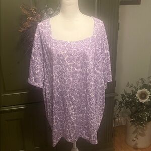NWT, Liz & Me Floral Women's Top, 3X